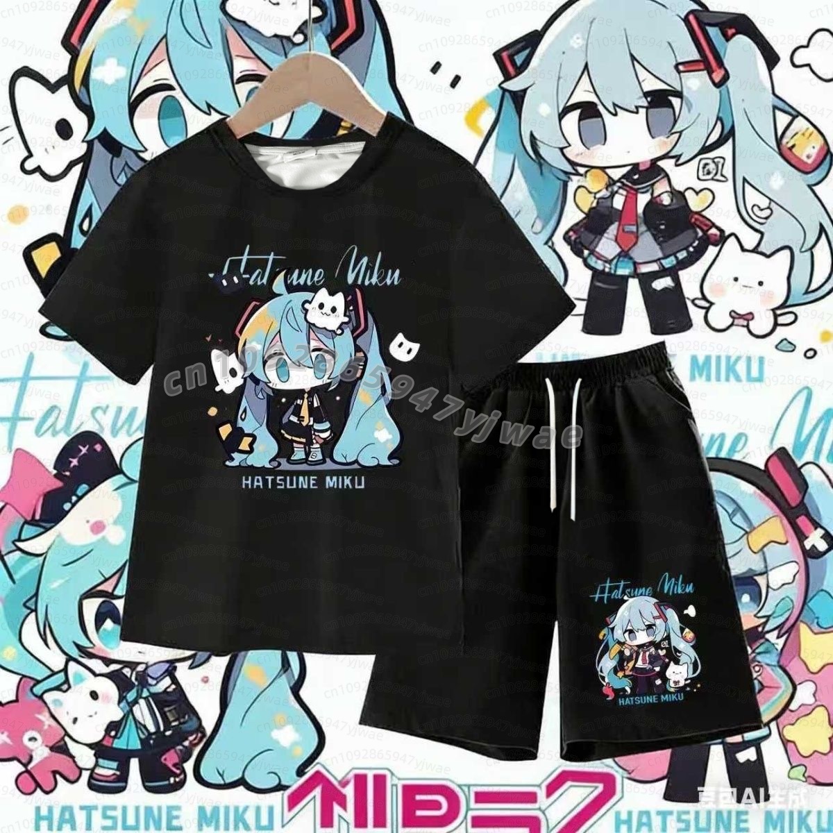 Japanese Anime Hatsune Miku Me - مراجعة Street Fashion Male وسعره