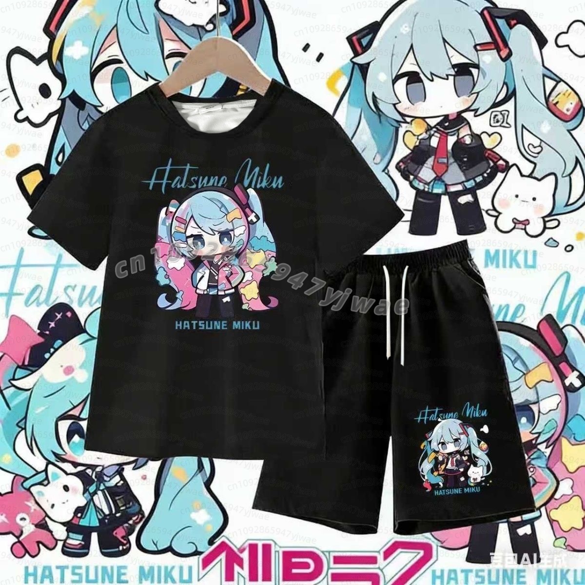 Japanese Anime Hatsune Miku Me - مراجعة Street Fashion Male وسعره