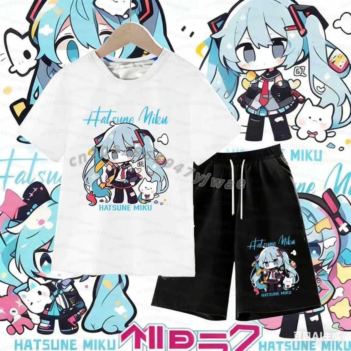 Japanese Anime Hatsune Miku Me - مراجعة Street Fashion Male وسعره