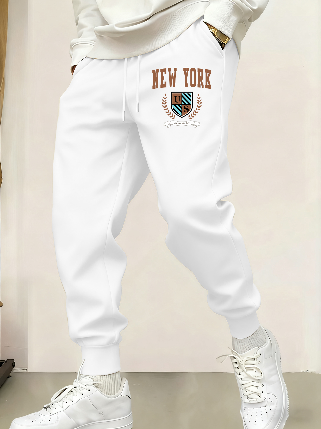 New York Usa Print Mens Sweatp - مراجعة Street Fashion In New York وسعره