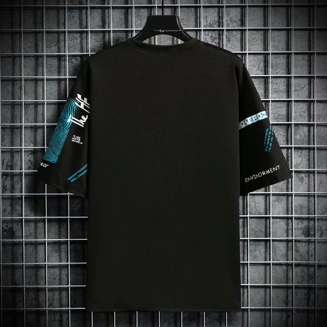 Men Harajuku Graphic Black Sum - مراجعة Street Fashion Japan Brand وسعره