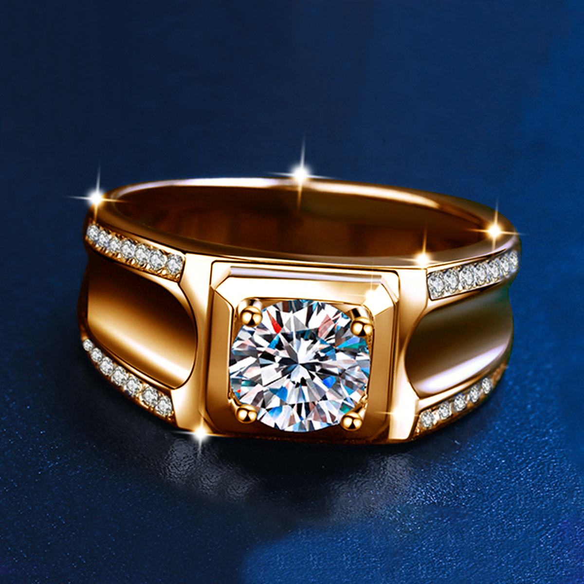Trends 2025 Luxury Moissanite  - مراجعة Street Fashion Rings وسعره