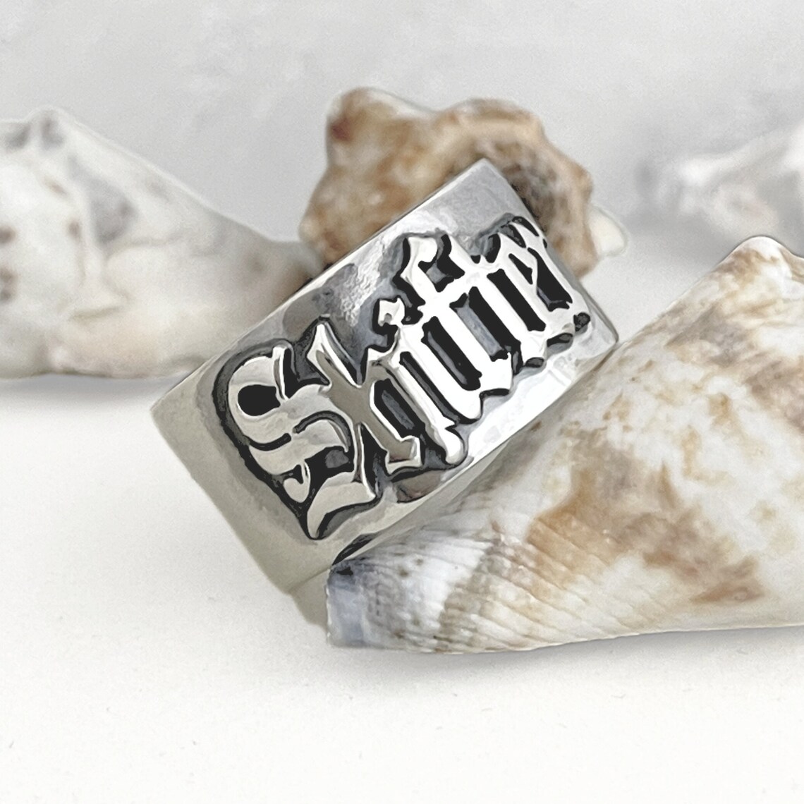 12MM Men' Gothic Rings Persona - مراجعة Street Fashion Rings وسعره