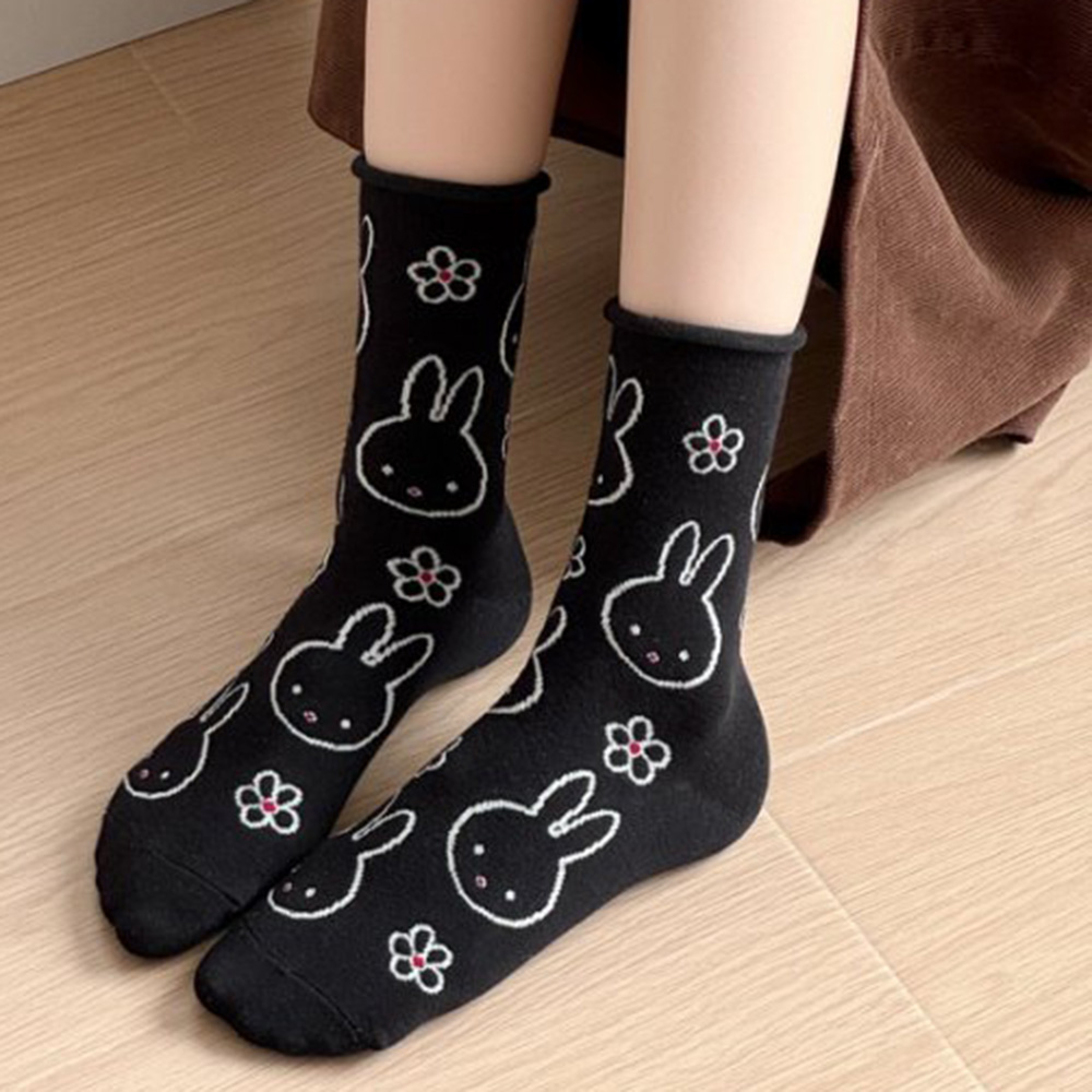 5 Pair Cute Funny Cartoon Rabb - مراجعة Street Fashion Youtube وسعره