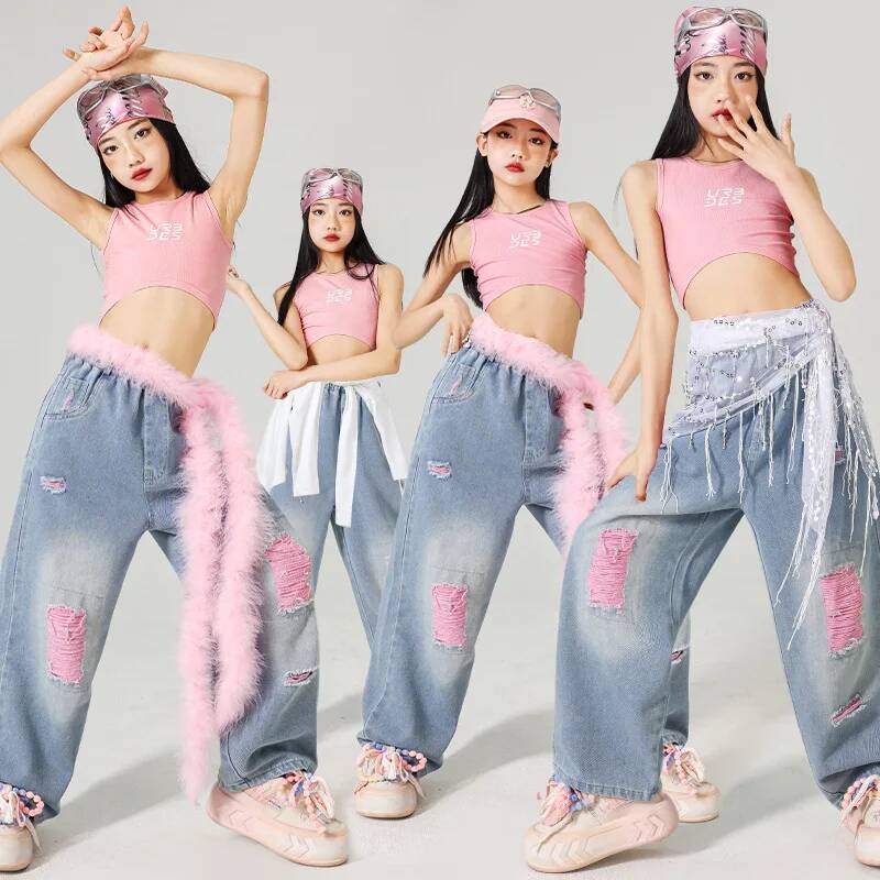 Jazz Dance Performance Costume - مراجعة Street Fashion Outfit Girl وسعره