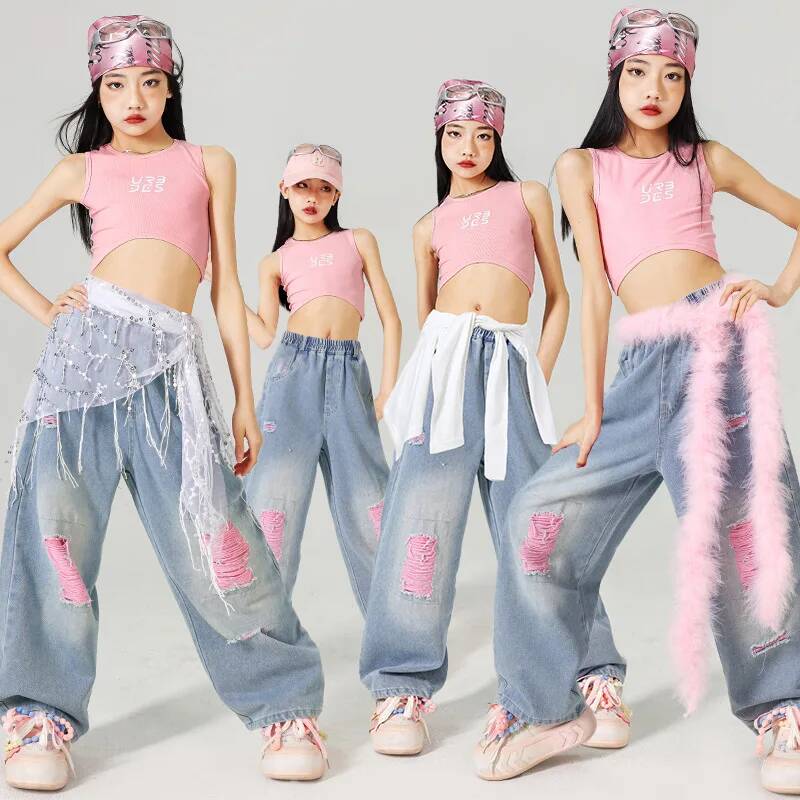 Jazz Dance Performance Costume - مراجعة Street Fashion Outfit Girl وسعره