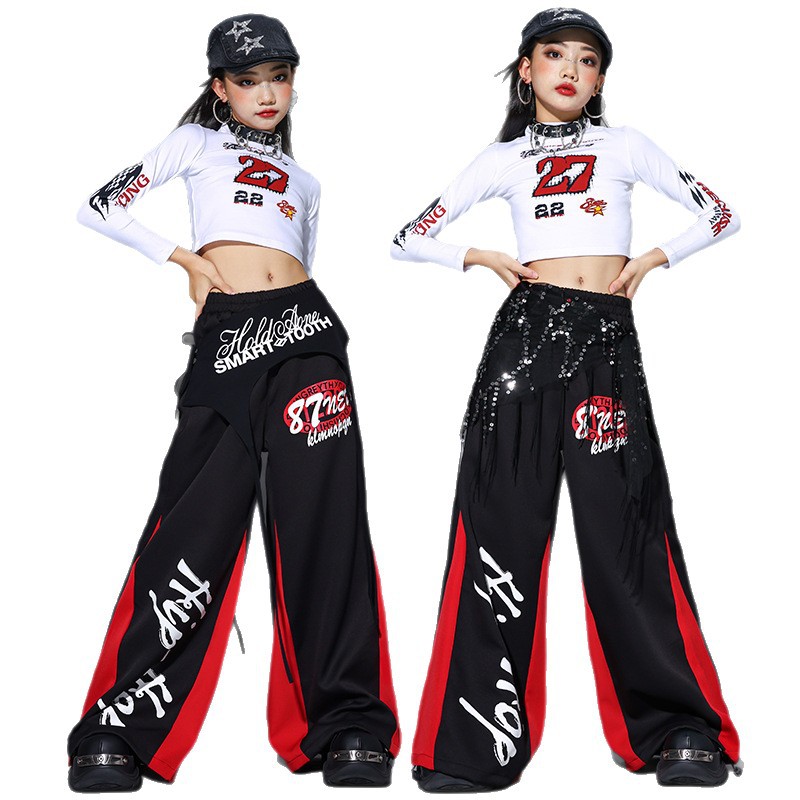 2025 Jazz Dance Clothes Girls  - مراجعة Street Fashion Outfit Girl وسعره