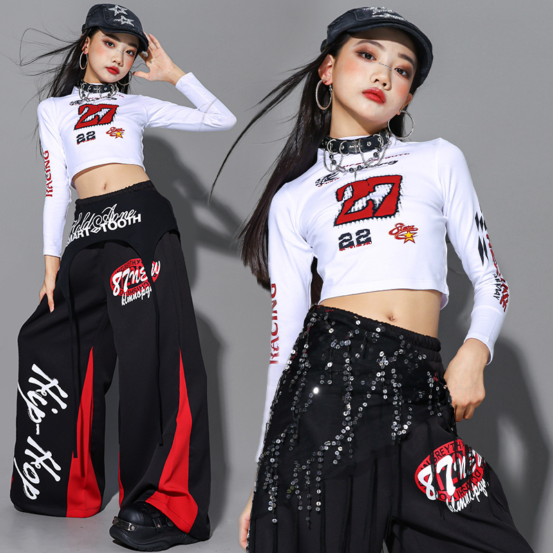 2025 Jazz Dance Clothes Girls  - مراجعة Street Fashion Outfit Girl وسعره