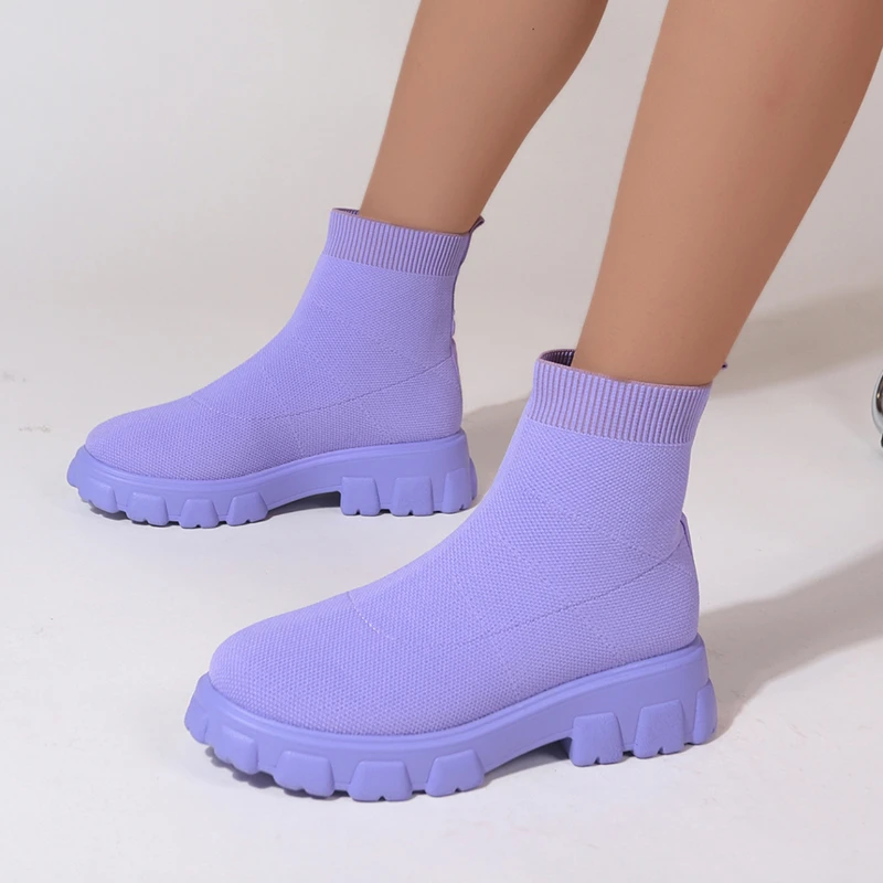 Brand Women Ankle Boots Lightw - مراجعة Street Fashion Youtube وسعره