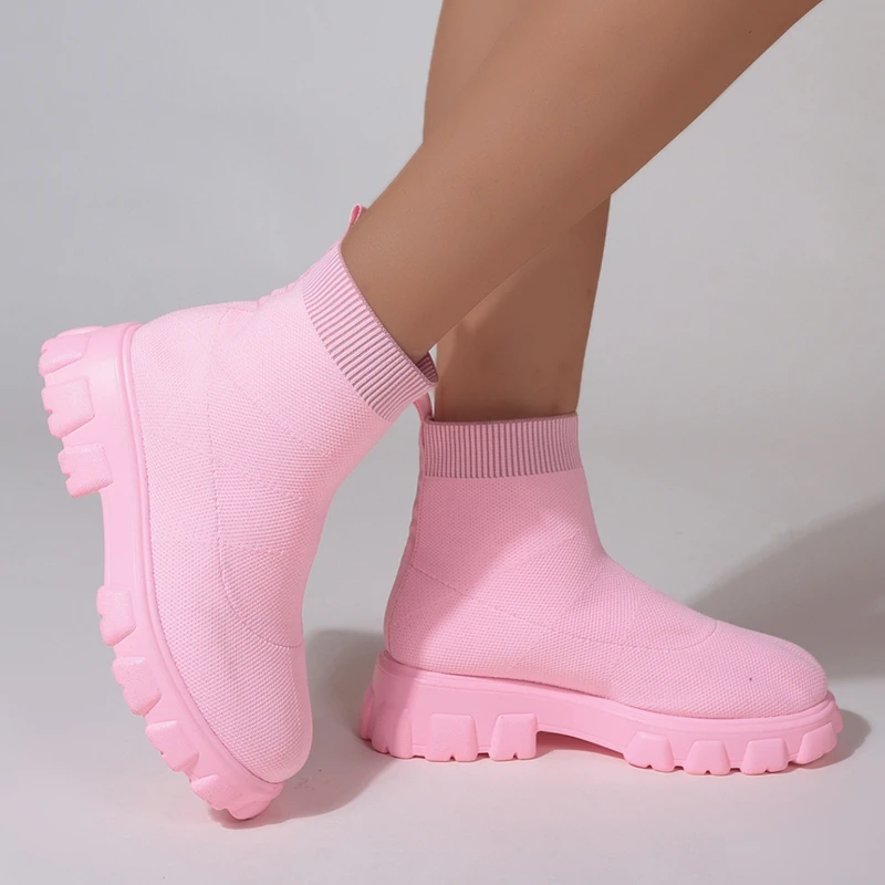 Brand Women Ankle Boots Lightw - مراجعة Street Fashion Youtube وسعره