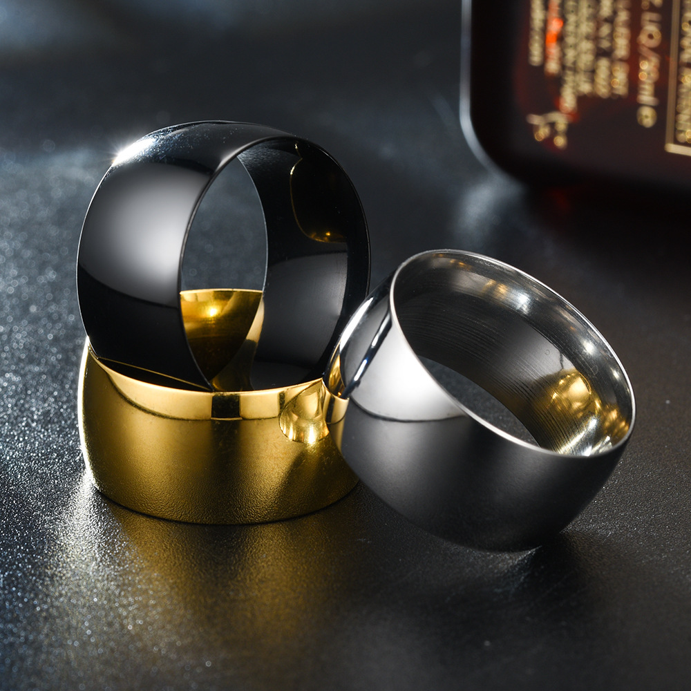 12MM Wide Inner and Outer Ball - مراجعة Street Fashion Rings وسعره