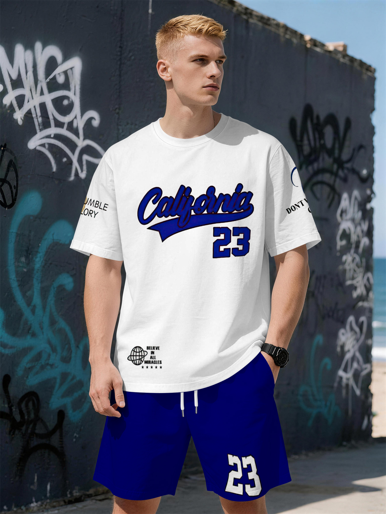 2026 Summer New Men's Short-Sl - مراجعة Street Fashion Brand وسعره