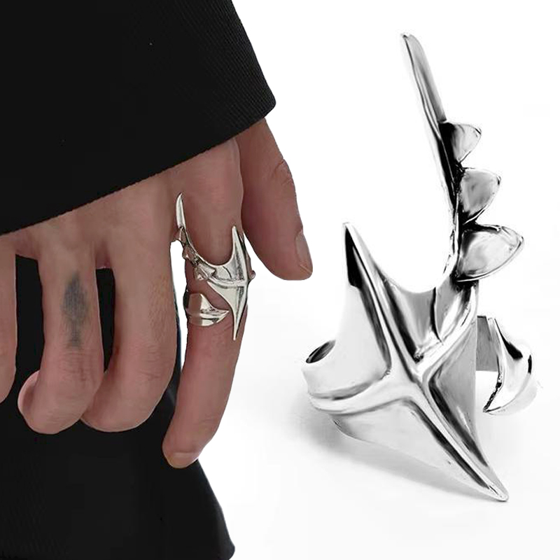 Cyberpunk Alien Irregular Ring - مراجعة Street Fashion Rings وسعره